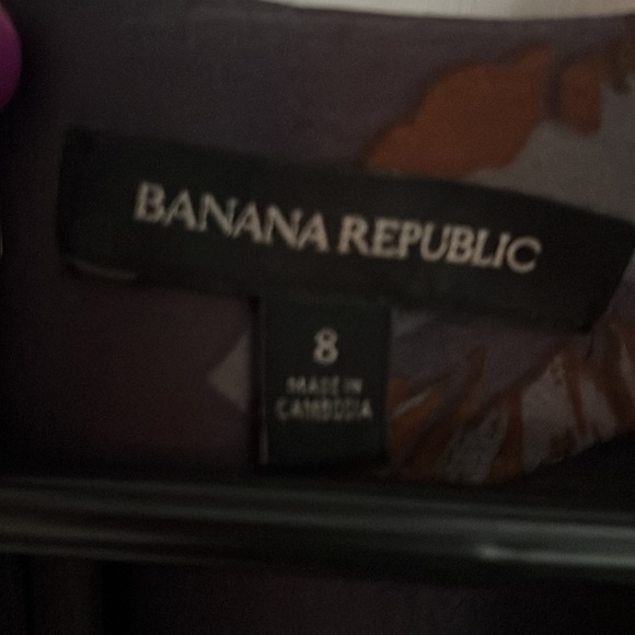 Banana Republic flowy floral with pockets dress size 8 gently worn - Picture 3 of 4